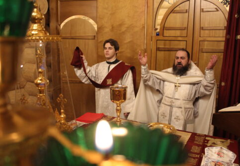 22-23 января 2022 года в Андреевском соборе прошли богослужения воскресного дня